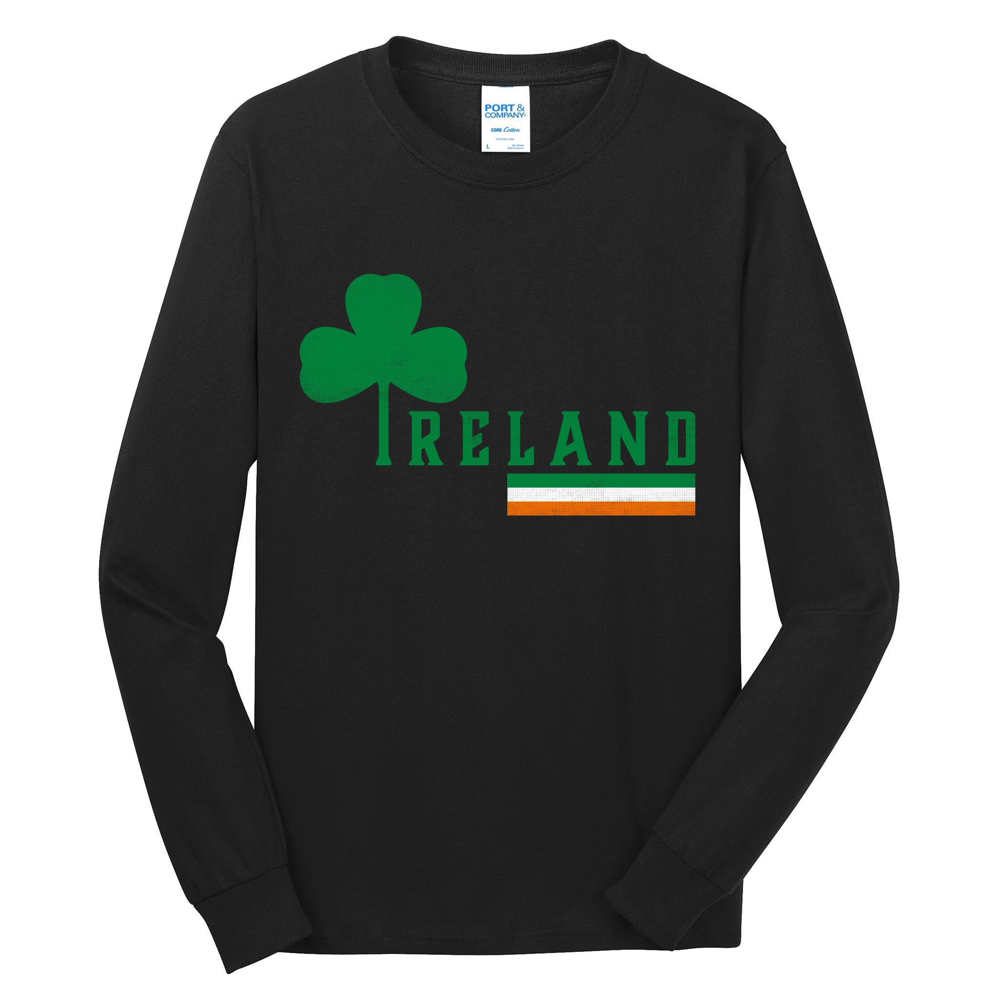Ireland Irish Clover Tall Long Sleeve T-Shirt