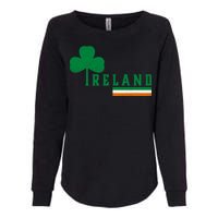 Ireland Irish Clover Womens California Wash Sweatshirt