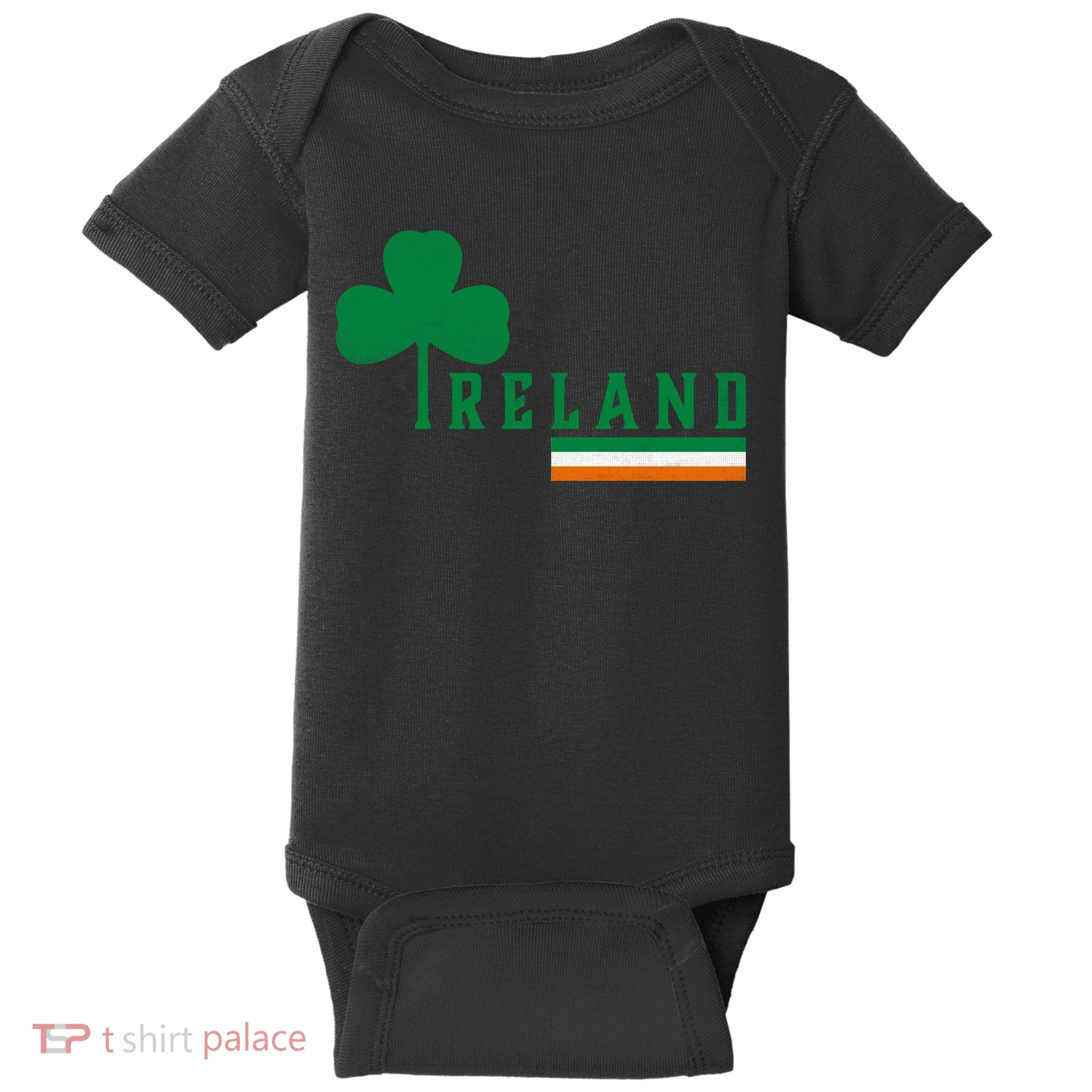 Ireland Irish Clover Baby Bodysuit