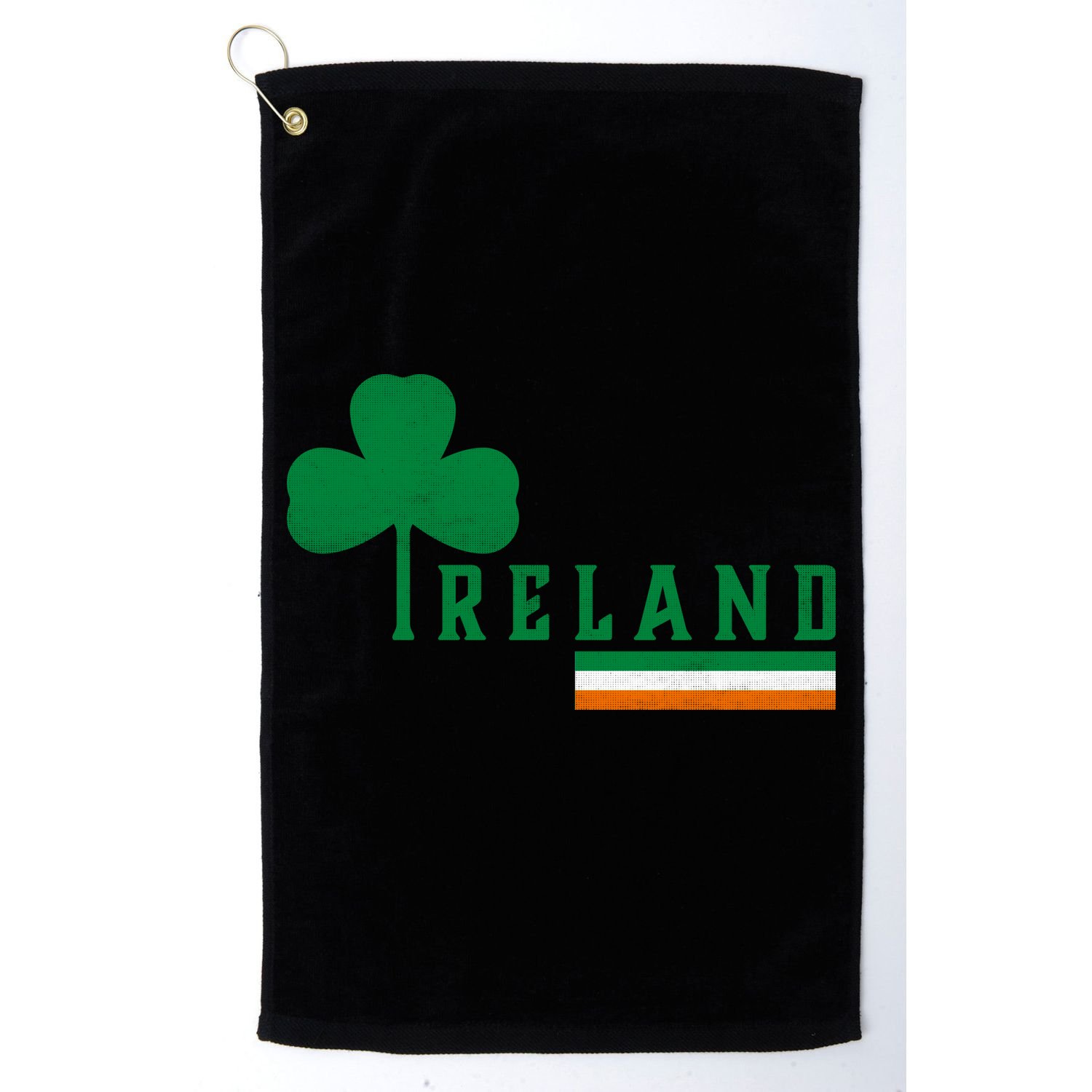 Ireland Irish Clover Golf Towel