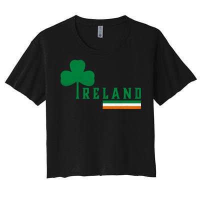 Ireland Irish Clover Women's Crop Top Tee