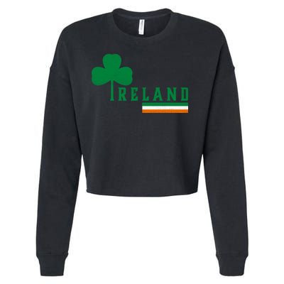 Ireland Irish Clover Cropped Pullover Crew