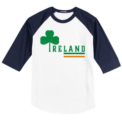 Ireland Irish Clover Baseball Sleeve Shirt