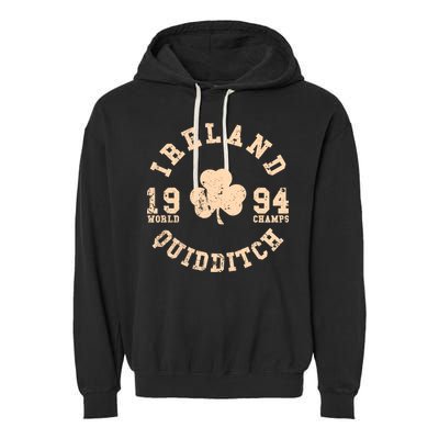 Ireland Quidditch 1994 World Champs Irish St. Patrick's Day Garment-Dyed Fleece Hoodie