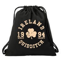 Ireland Quidditch 1994 World Champs Irish St. Patrick's Day Drawstring Bag