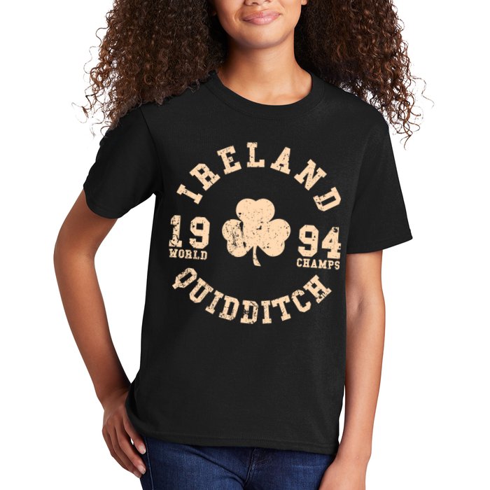 Ireland Quidditch 1994 World Champs Irish St. Patrick's Day Kids T-Shirt