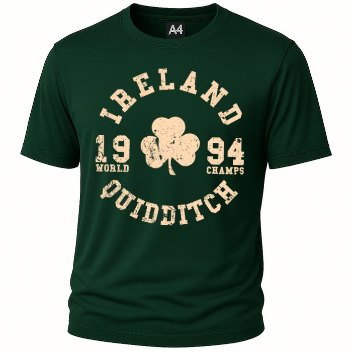 Ireland Quidditch 1994 World Champs Irish St. Patrick's Day Cooling Performance Crew T-Shirt
