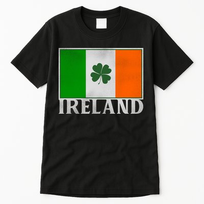 Ireland Shamrock Vintage Flag Tall T-Shirt