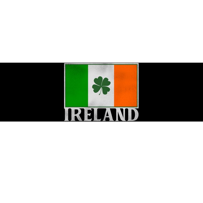 Ireland Shamrock Vintage Flag Bumper Sticker