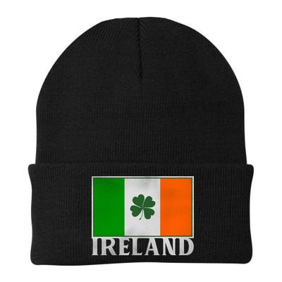 Ireland Shamrock Vintage Flag Beanie