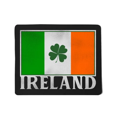 Ireland Shamrock Vintage Flag Mousepad