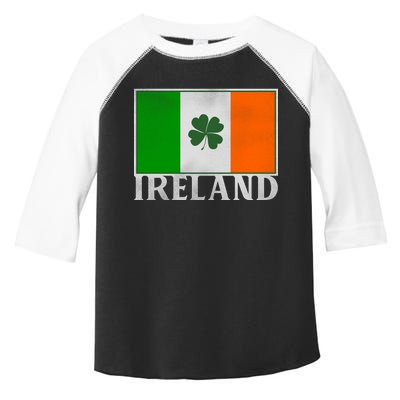 Ireland Shamrock Vintage Flag Toddler Fine Jersey T-Shirt