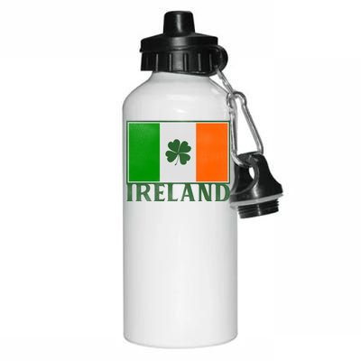 Ireland Shamrock Vintage Flag Aluminum Water Bottle