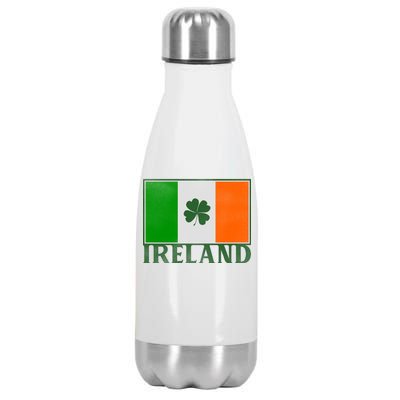 Ireland Shamrock Vintage Flag Stainless Steel Insulated Water Bottle