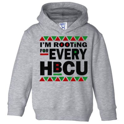 I'm Rooting For Every HBCU Black History Month African Pride Toddler Hoodie