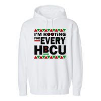 I'm Rooting For Every HBCU Black History Month African Pride Garment-Dyed Fleece Hoodie