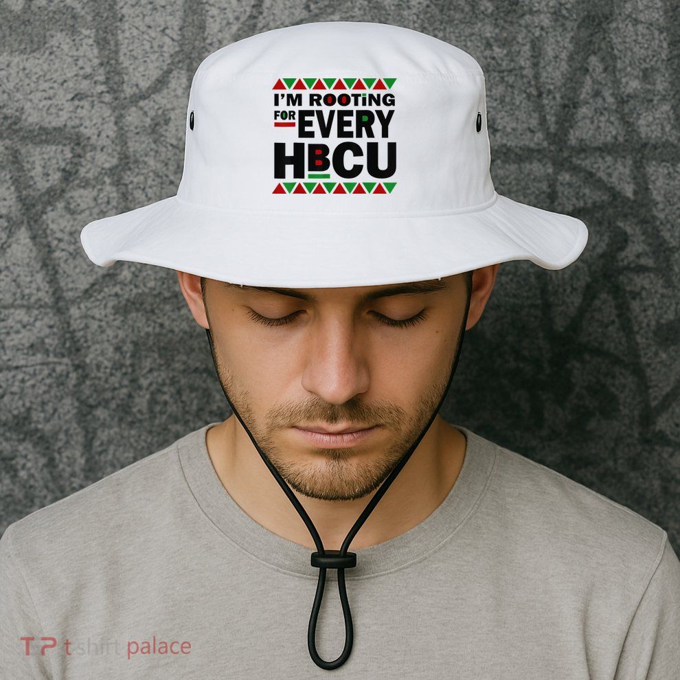 I'm Rooting For Every HBCU Black History Month African Pride Bucket Hat