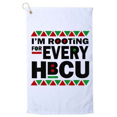 I'm Rooting For Every HBCU Black History Month African Pride Golf Towel
