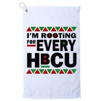 I'm Rooting For Every HBCU Black History Month African Pride Golf Towel