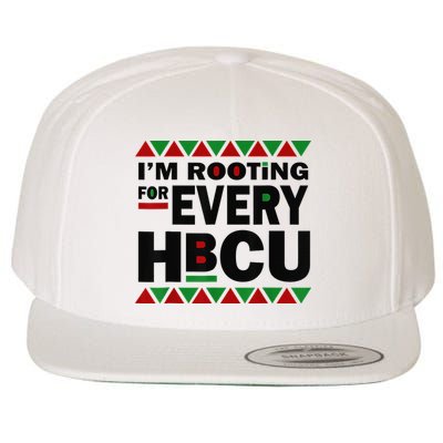 I'm Rooting For Every HBCU Black History Month African Pride Wool Snapback Cap