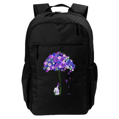 ILl Remember For You Purple Elephant AlzheimerS Awareness Cute Backpack