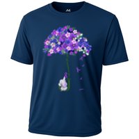 ILl Remember For You Purple Elephant AlzheimerS Awareness Cute Cooling Performance Crew T-Shirt