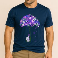 ILl Remember For You Purple Elephant AlzheimerS Awareness Cute Cooling Performance Crew T-Shirt