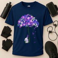 ILl Remember For You Purple Elephant AlzheimerS Awareness Cute Cooling Performance Crew T-Shirt