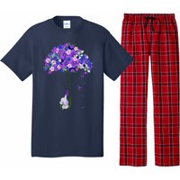 ILl Remember For You Purple Elephant AlzheimerS Awareness Cute Pajama Set