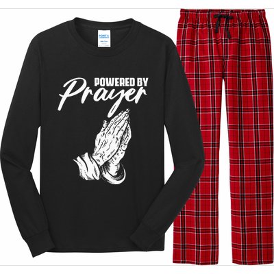 Inspiration Religious Faith Praying for Christians Long Sleeve Pajama Set