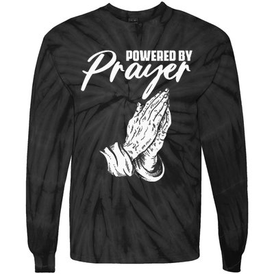 Inspiration Religious Faith Praying for Christians Tie-Dye Long Sleeve Shirt