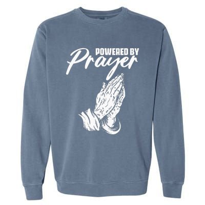 Inspiration Religious Faith Praying for Christians Garment-Dyed Sweatshirt