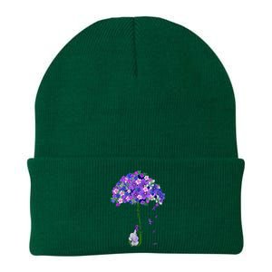 ILl Remember For You Purple Elephant AlzheimerS Awareness Knit Cap Winter Beanie