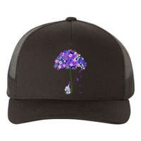 ILl Remember For You Purple Elephant AlzheimerS Awareness Yupoong Adult 5-Panel Trucker Hat