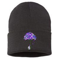 ILl Remember For You Purple Elephant AlzheimerS Awareness Sustainable Knit Beanie