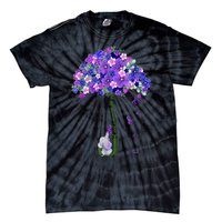 ILl Remember For You Purple Elephant AlzheimerS Awareness Tie-Dye T-Shirt