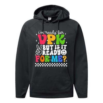 I'm Ready for VPK Grade First Day Of School Teacher Performance Fleece Hoodie