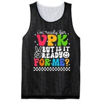 I'm Ready for VPK Grade First Day Of School Teacher Mesh Reversible Basketball Jersey Tank