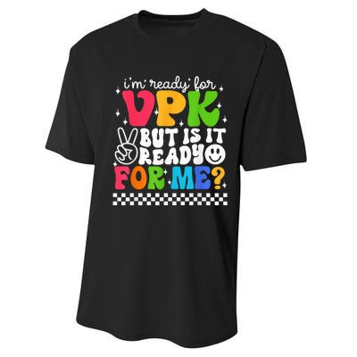 I'm Ready for VPK Grade First Day Of School Teacher Performance Sprint T-Shirt