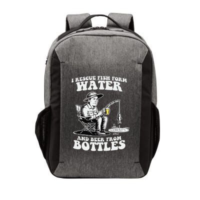 I Rescue Fish Form Water And Beer From Bottles Vector Backpack