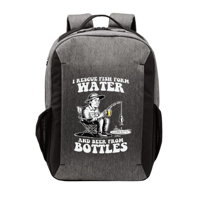 I Rescue Fish Form Water And Beer From Bottles Vector Backpack