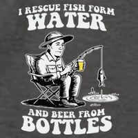 I Rescue Fish Form Water And Beer From Bottles Vector Backpack