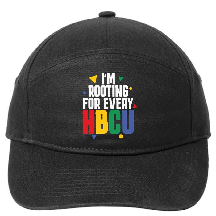 IM Rooting For Every Hbcu African American 7-Panel Snapback Hat