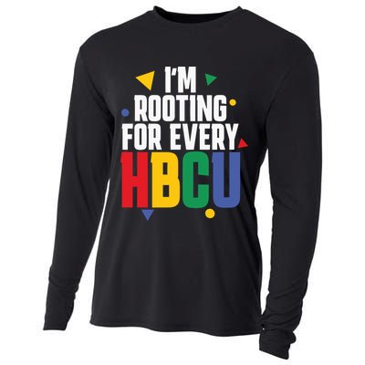 IM Rooting For Every Hbcu African American Cooling Performance Long Sleeve Crew