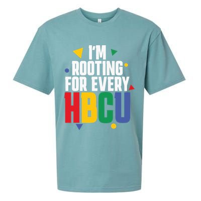 IM Rooting For Every Hbcu African American Sueded Cloud Jersey T-Shirt