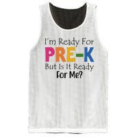 Im Ready For Pre K But Is It Ready For Me Mesh Reversible Basketball Jersey Tank