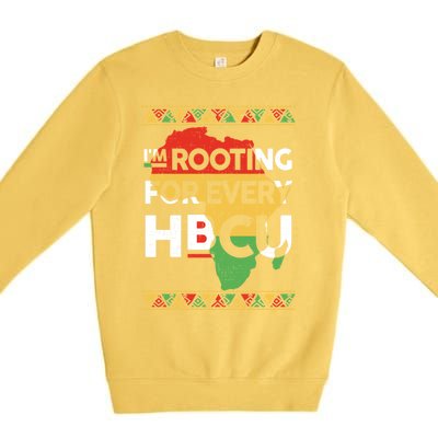 I'm Rooting For Every HBCU Graduation Costume Girl Premium Crewneck Sweatshirt