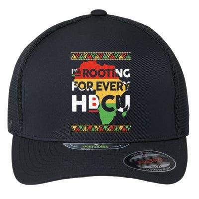 I'm Rooting For Every HBCU Graduation Costume Girl Flexfit Unipanel Trucker Cap