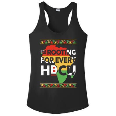 I'm Rooting For Every HBCU Graduation Costume Girl Ladies PosiCharge Competitor Racerback Tank