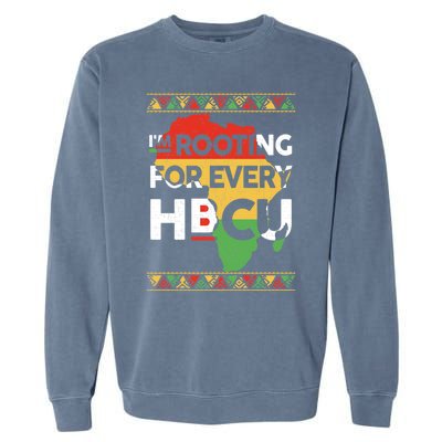 I'm Rooting For Every HBCU Graduation Costume Girl Garment-Dyed Sweatshirt